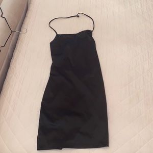 Black garage dress